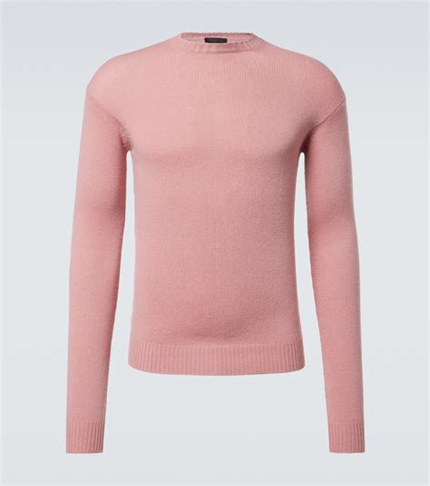 prada cropped-pullover aus kaschmir